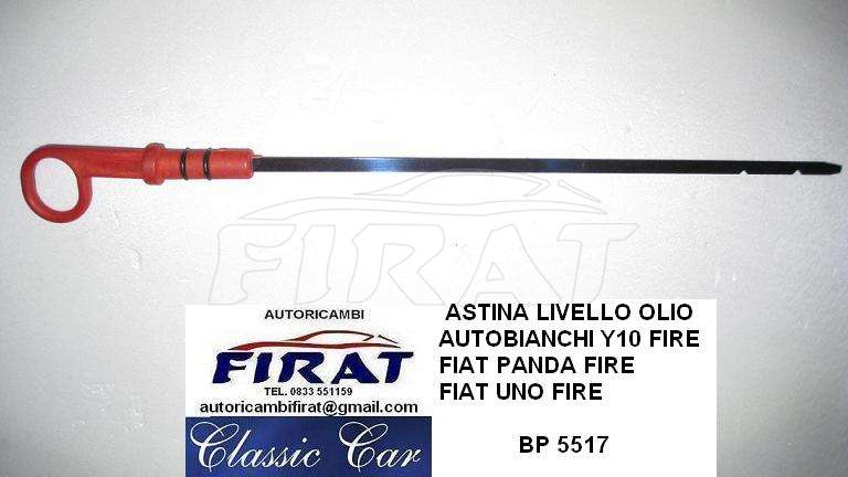 ASTA LIVELLO OLIO FIAT PANDA UNO Y10 FIRE - Clicca l'immagine per chiudere